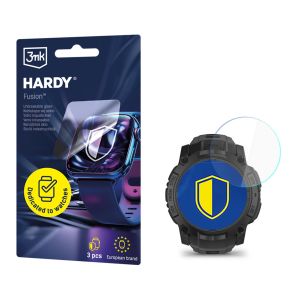 Hibridinis stiklas smartwatch Garmin Instinct 3 Tactical Edition 50mm - 3mk HARDY® Fusion Watch Protection™