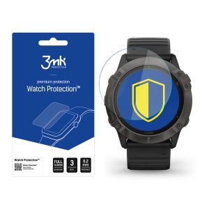 Apsauginis stiklas išmaniojo laikrodžio ekranui Garmin Fenix 6X Pro - 3mk Watch Protection