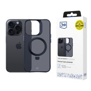 Dėklas Apple iPhone 16 Pro Max - 3mk Smoke Case Mag&Stand