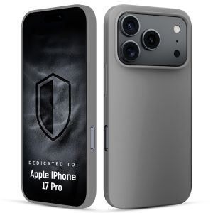Silikoninis dėklas skirtas Apple iPhone 17 Pro - 3mk HARDY® Mellow Case™ Gray