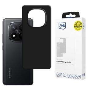 Silikoninis dėklas skirtas Redmi Note 14 Pro+ – 3mk HARDY® Mellow Case™ Black