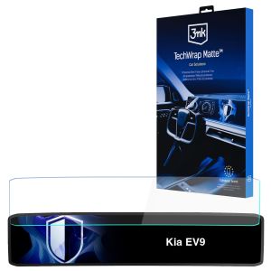 Matinė apsauginė plėvelė navigacijos ekranui Kia EV9 2023- – 3mk TechWrap Matte™ Center Display