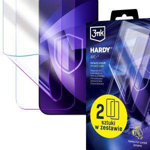 2x Apsauginė plėvelė, skirta Apple iPhone 15 Pro Max - 3mk HARDY® ARC+