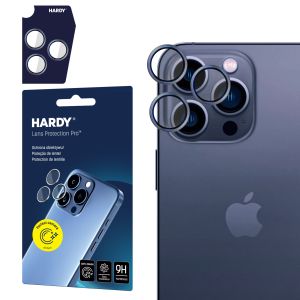 Objektyvo apsauga ant Apple iPhone 15 Pro Max - HARDY Lens Protection Pro Blue