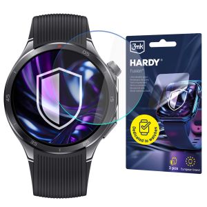Hibridinė stiklo apsauga smartwatch OnePlus Watch 3 (47mm) - 3mk HARDY® Fusion Watch Protection™