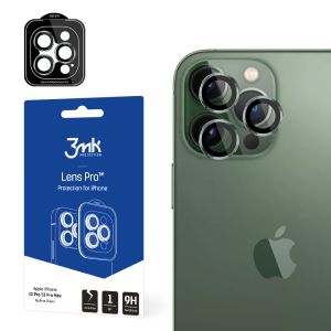 Grūdintas stiklas objektyvui Apple iPhone 13 Pro - 3mk Lens Protection Pro Alpine green