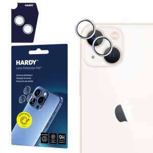 Objektyvo apsauga ant Apple iPhone 13 - HARDY Lens Protection Pro Silver