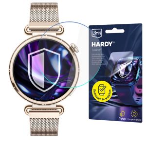 Hibridinė stiklo apsauga smartwatch Huawei Watch GT 6 41mm - 3mk HARDY® Fusion Watch Protection™