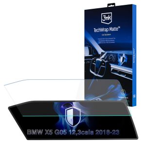 Matinė apsauginė plėvelė navigacijos ekranui BMW X5 G05 2018-23 – 3mk TechWrap Matte™ Center Display