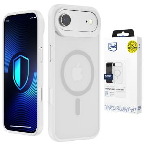 Prieblandžiai dėklas su MagSafe Apple iPhone Air - 3mk HARDY® Hazy MagCase™ White