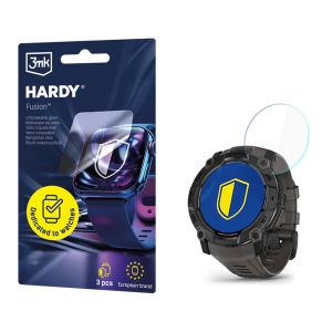 Hibridinis stiklas smartwatch Garmin Instinct 3 50mm (Amoled, Solar) - 3mk HARDY® Fusion Watch Protection™