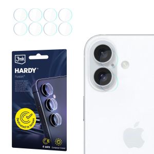 Skaidrus objektyvo stiklas kamerai Apple iPhone 16 Plus - 3mk HARDY® Fusion Lens Protection™