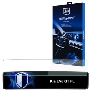 Matinė apsauginė plėvelė navigacijos ekranui Kia EV6 GT FL 2024- – 3mk TechWrap Matte™ Center Display