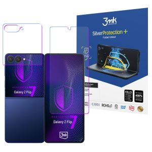 Apsauginė priešsmūginė plėvelė Samsung Galaxy Z Flip 7 - 3mk SilverProtection+ Sulankstoma redakcija