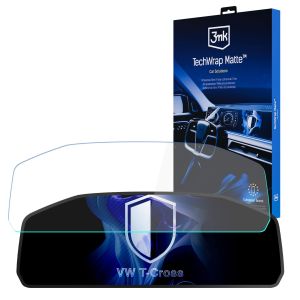 Matinis ekraną apsaugantis filmas laikrodžių VW T-Cross 2024- (Digital Cockpit 8") - 3mk TechWrap Matte Cluster