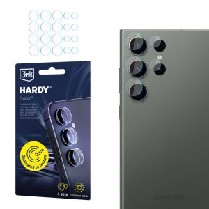 Skaidrus objektyvo stiklas kamerai Samsung Galaxy S23 Ultra - 3mk HARDY® Fusion Lens Protection™