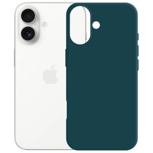 Silikoninis dėklas skirtas Apple iPhone 17 - 3mk HARDY® Mellow Case™ Dark Green