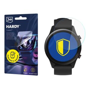Hibridinė stiklo apsauga smartwatch Xiaomi Mi Watch Color Amoled - 3mk HARDY® Fusion Watch Protection™