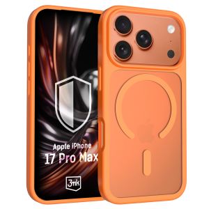 Dūminis dėklas su MagSafe, skirtas Apple iPhone 17 Pro Max – 3mk HARDY® Hazy MagCase™ Orange