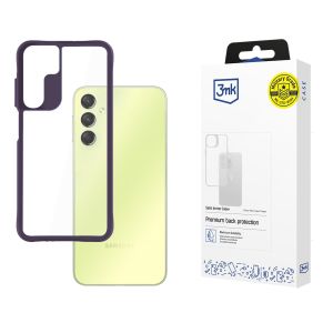 Dėklas Samsung Galaxy A25 5G - 3mk Satin Armor Case+ Violetinis