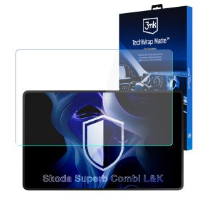 Matinė apsauginė plėvelė navigacijos ekranui Skoda Superb Combi L&K – 3mk TechWrap Matte™ Center Display