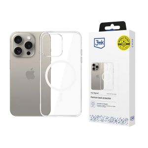 Dėklas Apple iPhone 15 Pro Max - 3mk Clear MagCase