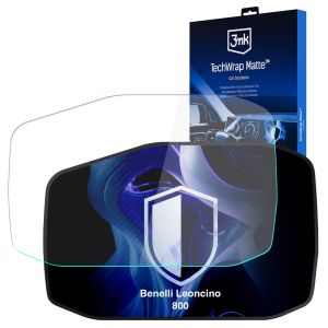 Matinė apsauginė plėvelė navigacijos ekranui Benelli Leoncino 800 – 3mk TechWrap Matte™ Center Display