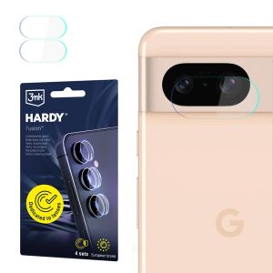 Skaidrus objektyvo stiklas kamerai Google Pixel 8 5G - 3mk HARDY® Fusion Lens Protection™