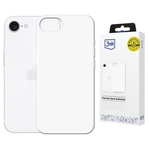Silikoninis dėklas su MagSafe skirtas Apple iPhone 16E/ iPhone 17E - 3mk HARDY® Mellow MagCase™ White