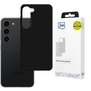 Silikoninis dėklas skirtas Samsung Galaxy S23 5G – 3mk HARDY® Mellow Case™ Black