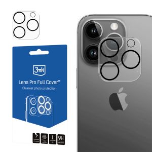 Pilna apsauga nuo įbrėžimų aparatui Apple iPhone 14 Pro - 3mk Lens Pro Full Cover