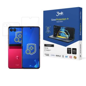 Apsauginė priešsmūginė plėvelė Motorola Razr 40 Ultra/Razr+ 2023 - 3mk SilverProtection+ Sulankstoma redakcija