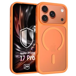 Dūminis dėklas su MagSafe, skirtas Apple iPhone 17 Pro – 3mk HARDY® Hazy MagCase™ Orange