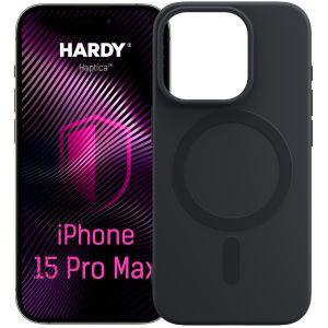Lankstus dėklas su MagSafe Apple iPhone 15 Pro Max - 3mk HARDY® Haptica MagCase™