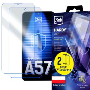 2x Apsauginė plėvelė, skirta Samsung Galaxy A57 - 3mk HARDY® ARC+
