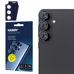 Objektyvo apsauga ant Samsung Galaxy S25 - HARDY Lens Protection Pro Black