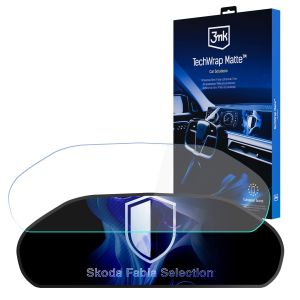 Matinis ekraną apsaugantis filmas laikrodžių Skoda Fabia Selection - 3mk TechWrap Matte Cluster