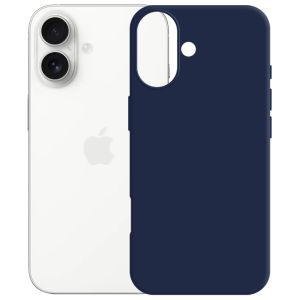 Silikoninis dėklas skirtas Apple iPhone 17 - 3mk HARDY® Mellow Case™ Dark Blue
