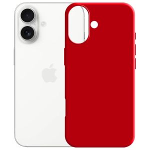 Silikoninis dėklas skirtas Apple iPhone 17 - 3mk HARDY® Mellow Case™ Red
