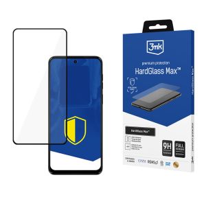 Išplėstas grūdintas stiklas ant Motorola Moto G14 - 3mk HardGlass Max
