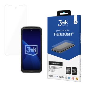 Nedūžtančios hibridinės stiklo plokštelės Doogee V40 Pro - 3mk FlexibleGlass
