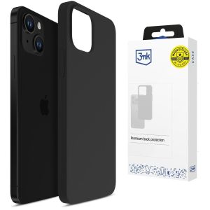 Silikoninis dėklas skirtas Apple iPhone 15 Plus – 3mk HARDY® Mellow Case™ Black