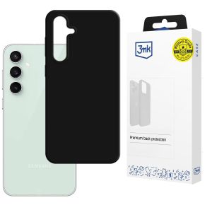 Silikoninis dėklas skirtas Samsung Galaxy S23 FE – 3mk HARDY® Mellow Case™ Black