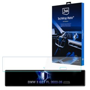 Matinė apsauginė plėvelė navigacijos ekranui BMW 3 G21 FL 2022-26 – 3mk TechWrap Matte™ Center Display