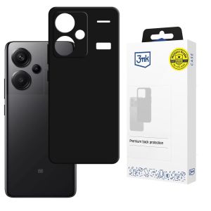 Silikoninis dėklas skirtas Redmi Note 13 Pro+ – 3mk HARDY® Mellow Case™ Black