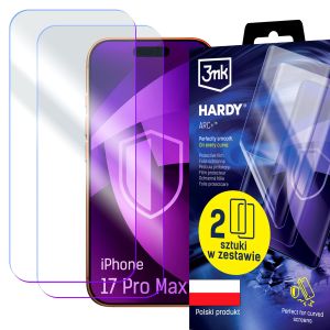 2x Apsauginė plėvelė, skirta Apple iPhone 17 Pro Max - 3mk HARDY® ARC+
