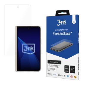 Nedūžtančios hibridinės stiklo plokštelės Google Pixel Fold (front) - 3mk FlexibleGlass