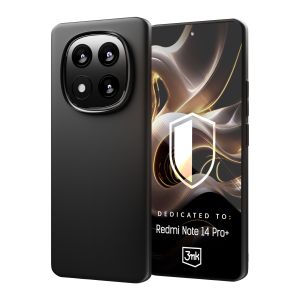 Dėklas Redmi Note 14 Pro+ - 3mk Matt Case Black