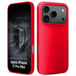 Silikoninis dėklas skirtas Apple iPhone 17 Pro Max - 3mk HARDY® Mellow Case™ Red