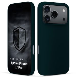 Silikoninis dėklas skirtas Apple iPhone 17 Pro - 3mk HARDY® Mellow Case™ Dark Green